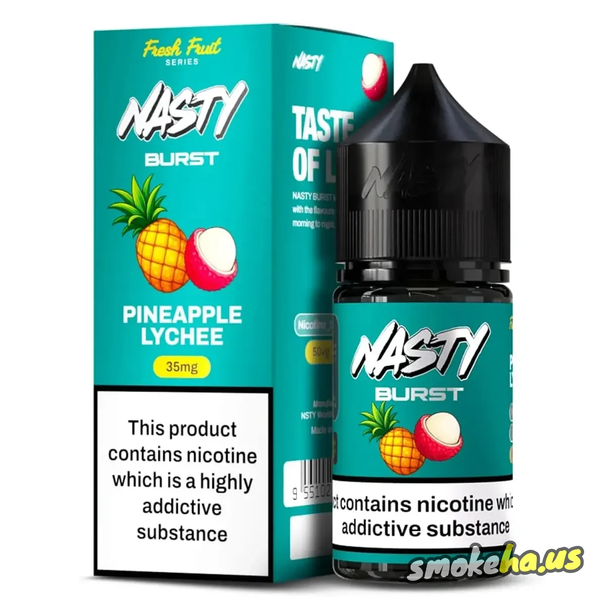 Nasty Burst Pineapple Lychee Salt 30 ml