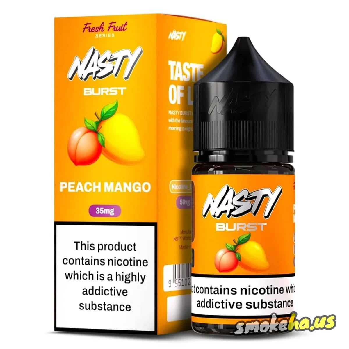 Nasty Burst Peach Mango Salt 30 ml