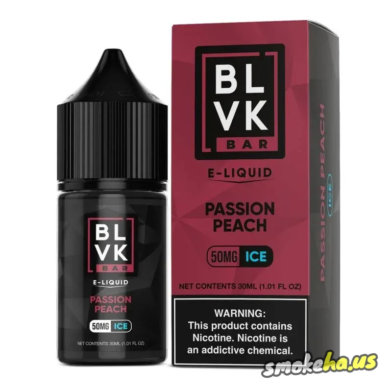 BLVK Bar Passion Peach Ice Salt 30 ml